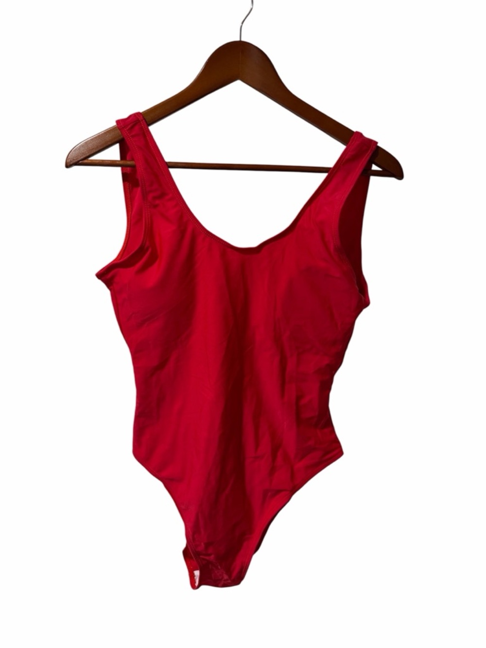 Red One-Piece Swimsuit – Size M